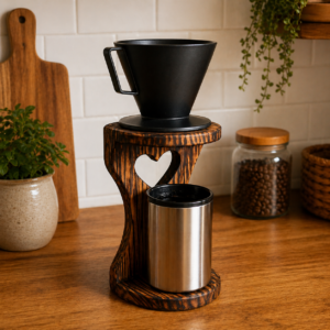 Suporte Coração para Coador de Café